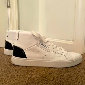Adidas High Top Leather Sneakers 8.5W